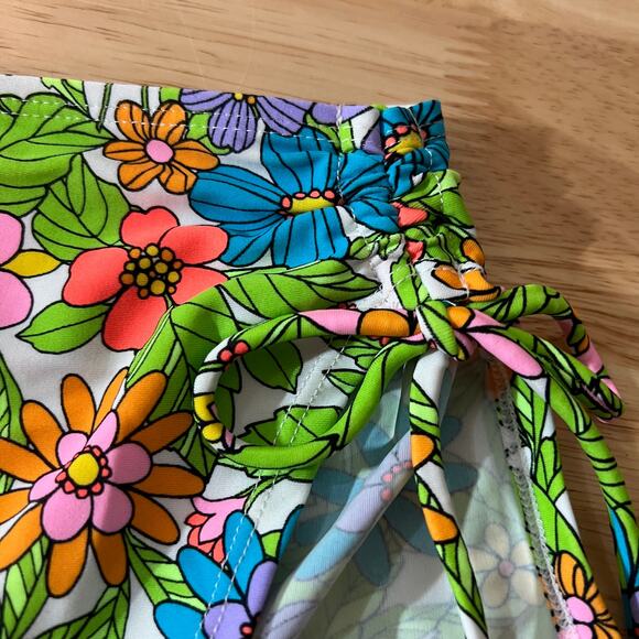 Wild Fable Women's Floral Print Side Cinch Cover Up Skirt - Size XXS - NWT - Picture 6 of 6